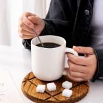 AmorArc 14oz Speckled Ceramic Coffee Mugs Set