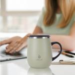 Celadon Insulated 16 oz Coffee Mug with Lid
