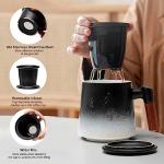 Ceramic Tea Cup with Infuser and Lid