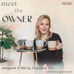 Set of 4 Large Latte Mugs - Modern Style