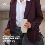 Stylish Insulated Travel Coffee Mug - 12oz