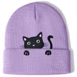 Cute Cat Lover Beanie for Women and Girls