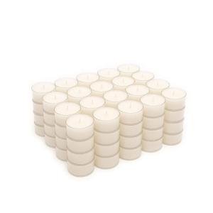 24 Pack Unscented Long Burning Tea Light Candles