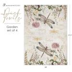 Vintage Garden Nature Dish Towels - Set of 4