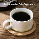 LUKA Stackable Porcelain Espresso Cup Set of 4