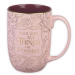 Inspirational Pink Ceramic Coffee & Tea Mug