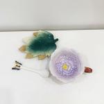 Hand-Painted Peony Tea Cup and Saucer Set