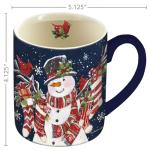 Snowman and Stockings Coffee Mug