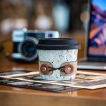 Reusable Travel Mug with Lid, 6.5oz