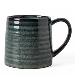 Extra Large Dark Green Ceramic Coffee Mug