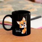 Personalized Woodland Animal Coffee Mugs - Fox Design