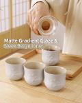 Japanese Handleless Tea Cup Set of 4