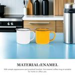 Vintage Enamel Coffee Mug Set of 4