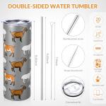 Cute Goat-Themed Travel Mug and Socks Set