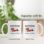 Cute Dachshund Christmas Coffee Mug for Dog Lovers
