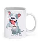 Pit Bull Coffee Mug - Happy Dog Lover Gift