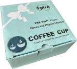 Dark Blue Floral Bone China Cup & Saucer Set