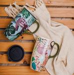 Animal Art Travel Coffee Mug with Lid 17oz