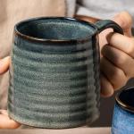 Extra Large Dark Green Ceramic Coffee Mug
