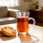 Turkish Tea Glasses Set with Handle - 6 Pack