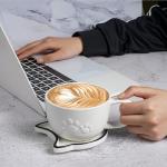 Koolkatkoo Cat Mug with Lid and Spoon