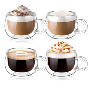 Double Wall Espresso Cup Set of 4