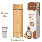 Bamboo Insulated Tea Tumbler with Diffuser
