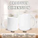 Personalized Cherry Blossom Coffee Mug with Custom Name