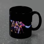 K-POP Demon Hunters Black Ceramic Coffee Mug