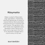 Marimekko Oiva Räsymatto Beige Stoneware Mug