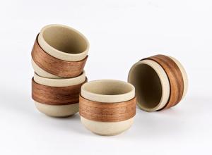 Ceramic Teacup Set of 4 - No Handle