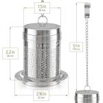 Elegant Stainless Steel Loose Leaf Tea Infuser