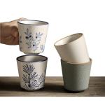 Assorted Colors Japanese Handless Tea Cup Set