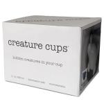 Creature Cups TURTLE Ceramic Cup (11 Ounce, Grey Blue Exterior) - 3D Sea Animal Inside - Birthday, Holiday & Housewarming Drinkware Gift for Ocean and Coffee & Tea Lovers
