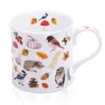Autumn Animals 16 oz Coffee Mug with Wildlife Design