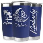 Custom Engraved 20 oz Stainless Steel Travel Mug