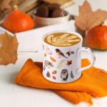 Autumn Animals 16 oz Coffee Mug with Wildlife Design
