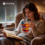 3D Book Mug - Unique Literary Gift for Readers