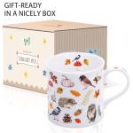 Autumn Animals 16 oz Coffee Mug with Wildlife Design