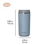 MingSphere 12 oz Insulated Travel Coffee Mug