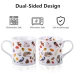 Autumn Animals 16 oz Coffee Mug with Wildlife Design