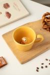 Yellow Dog Coffee Mug with Hidden Animal Design