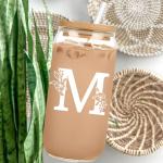 Personalized Monogram Tumbler with Bamboo Lid