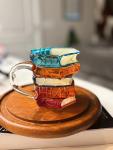 3D Book Mug - Unique Literary Gift for Readers