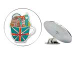 London Teacup Metal Lapel Pin for Hats and Shirts