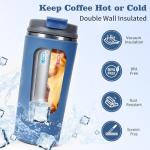MingSphere 12 oz Insulated Travel Coffee Mug