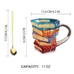 3D Book Mug - Perfect Gift for Book Lovers