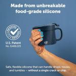 Silipint 16oz Silicone Coffee Mug with Lid