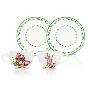 Disney Lady and the Tramp Teacup and Saucer Set