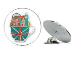 London Teacup Metal Lapel Pin for Hats and Shirts